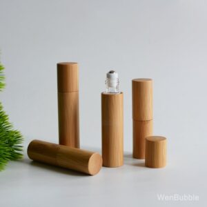 Bamboo Oil Roller Bottle