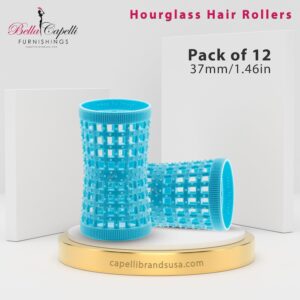 Hourglass Hair Rollers Blue